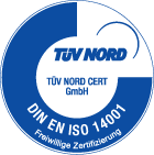 Logo-ISO-14001 Logo TÜV Nord